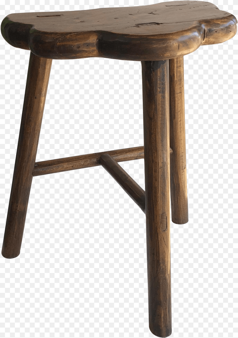 Small Rustic Wooden Stool Bar Stool, Bar Stool, Furniture, Sword, Weapon Png Image