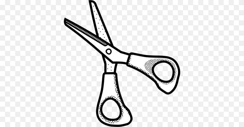 Small Scissors Line Art Vector Illustration, Blade, Shears, Weapon, Smoke Pipe Png