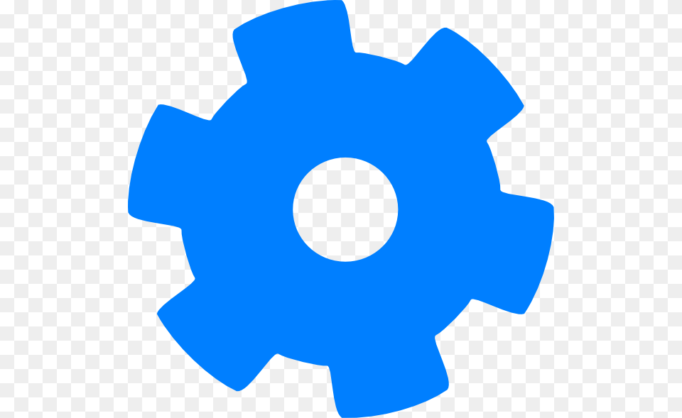 Small Setting Icon Blue, Machine, Gear Png