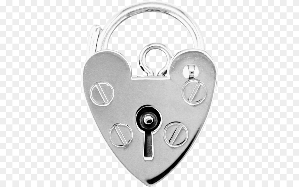 Small Silver Heart Padlock Charm Jewellery Anna Nina Solid Free Png