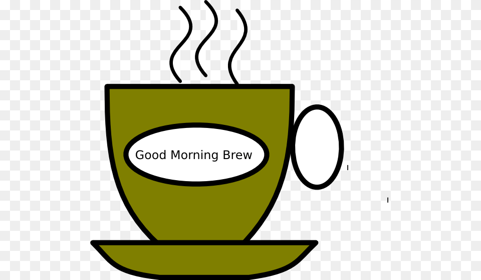 Small Size Good Morning, Saucer, Cup, Beverage, Coffee Png Image