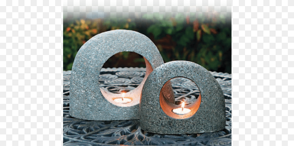 Small Size Natural Rock Moon Tea Light Holders, Smoke Pipe Png