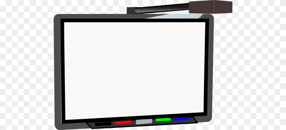 Small Smart Board Blank Clip Art, White Board, Electronics, Screen Free Transparent Png