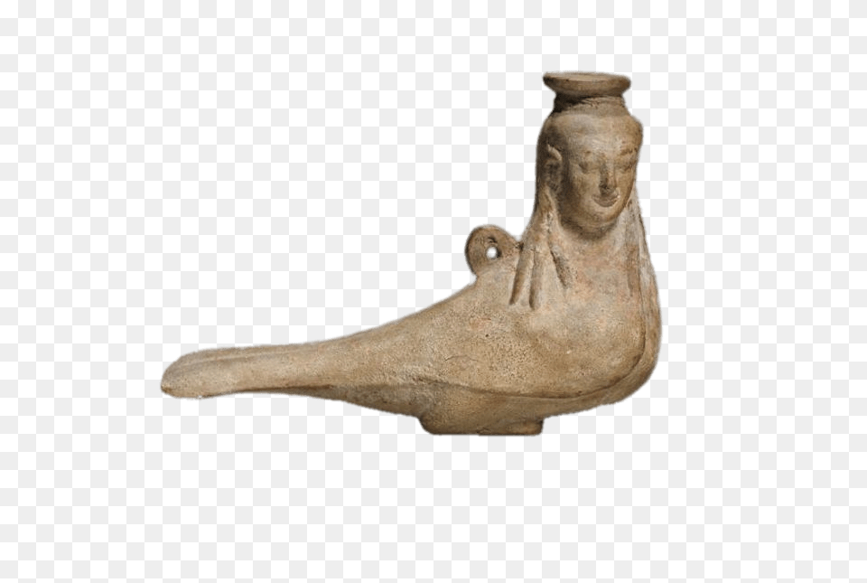 Small Statue Of Greek Siren, Bronze, Person, Pottery, Figurine Free Png