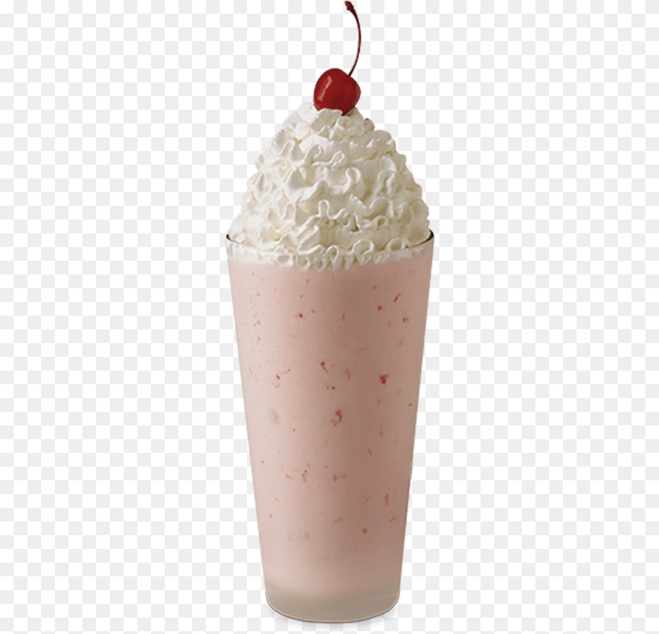 Small Strawberry Milkshakesrc Https Milkshake With No Straw, Beverage, Juice, Food, Dessert Free Transparent Png