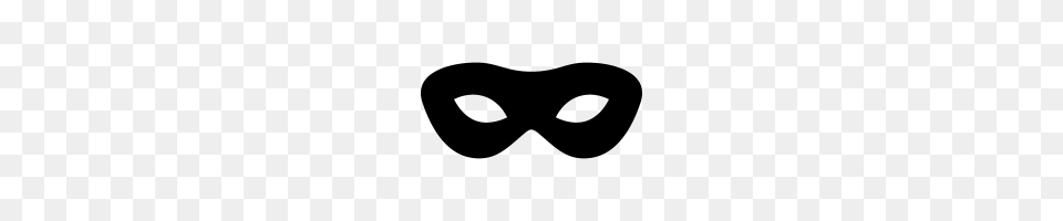 Small Superhero Mask, Gray Free Png Download