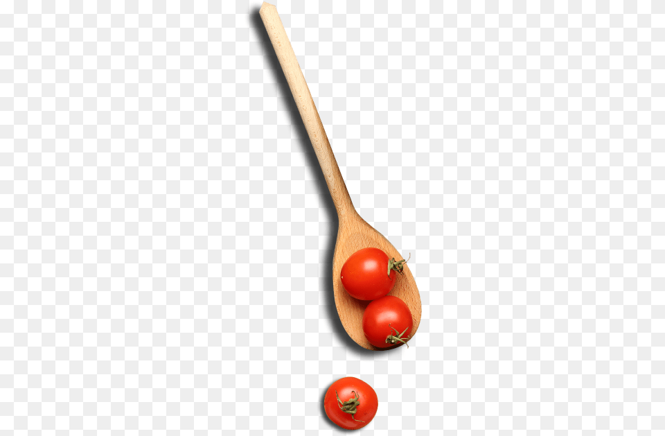 Small Tomato, Cutlery, Spoon, Kitchen Utensil, Wooden Spoon Free Png