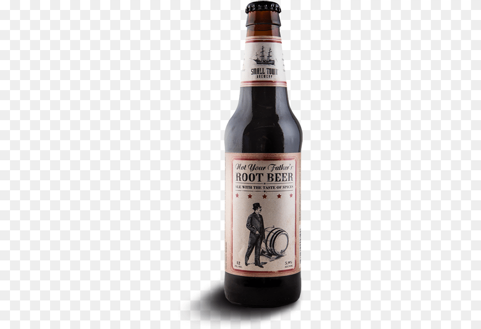 Small Town Brewerys Not Your Fathers Root Beer Small Town Brewry Not Your Father39s Rootbeer Alcoholic, Bottle, Alcohol, Beer Bottle, Beverage Free Png Download