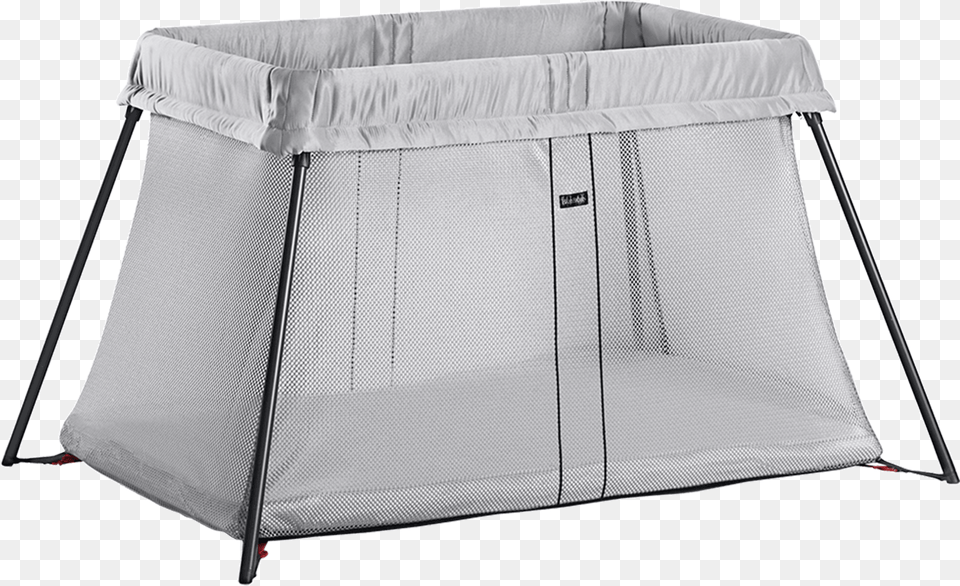 Small Travel Cot For Baby Baby Bjorn Travel Crib Light, Furniture, Bed, Infant Bed, Cradle Free Png Download