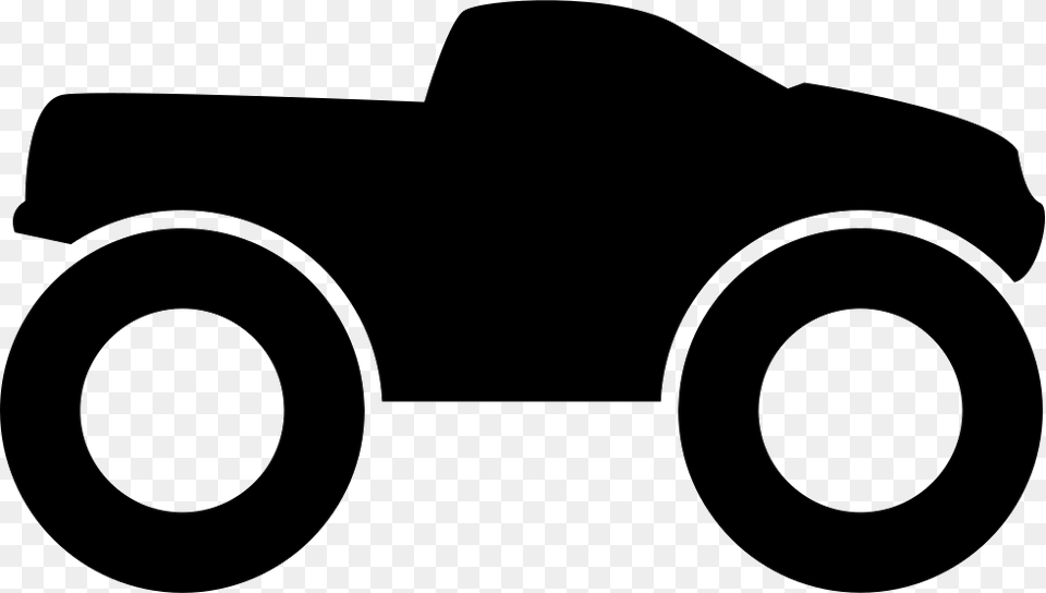 Small Truck With Big Wheels Circle Png