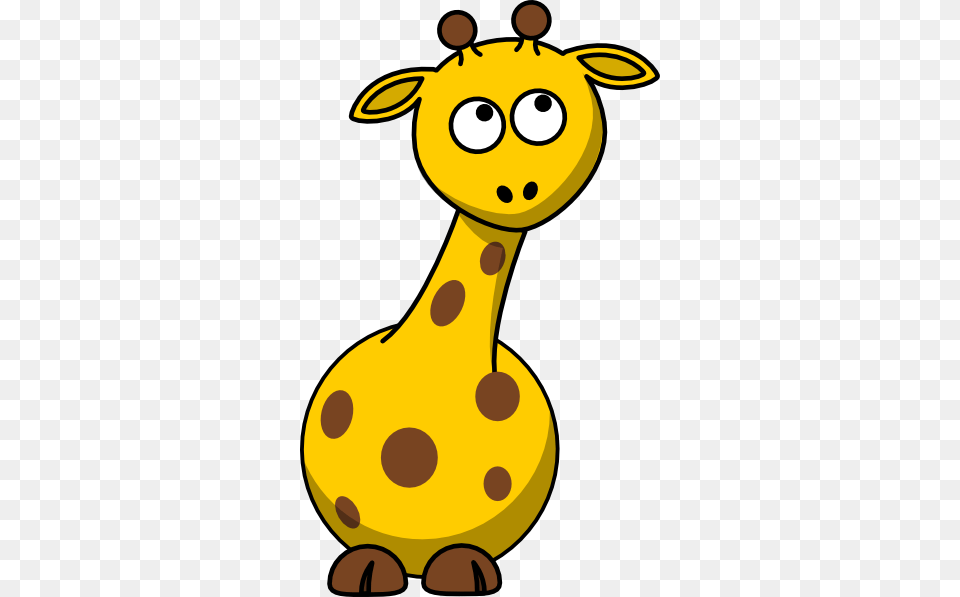 Small Turn Giraffe Looking Up Clip Art, Nature, Outdoors, Snow, Snowman Free Png Download