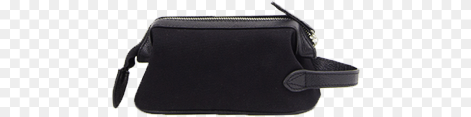 Small Wash Bag Black Canvas Messenger Bag, Accessories, Handbag, Purse Png Image