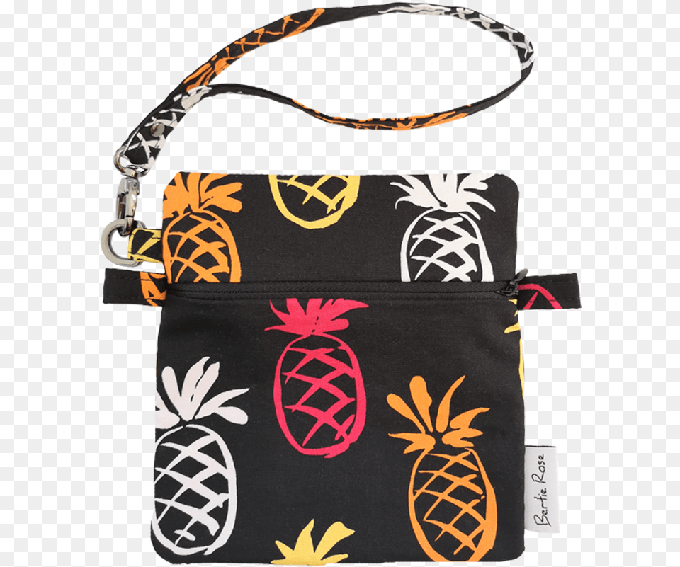 Small Zipped Storage Pouch With Wrist Strap In A Modern Pineapple, Accessories, Bag, Handbag, Purse Free Transparent Png