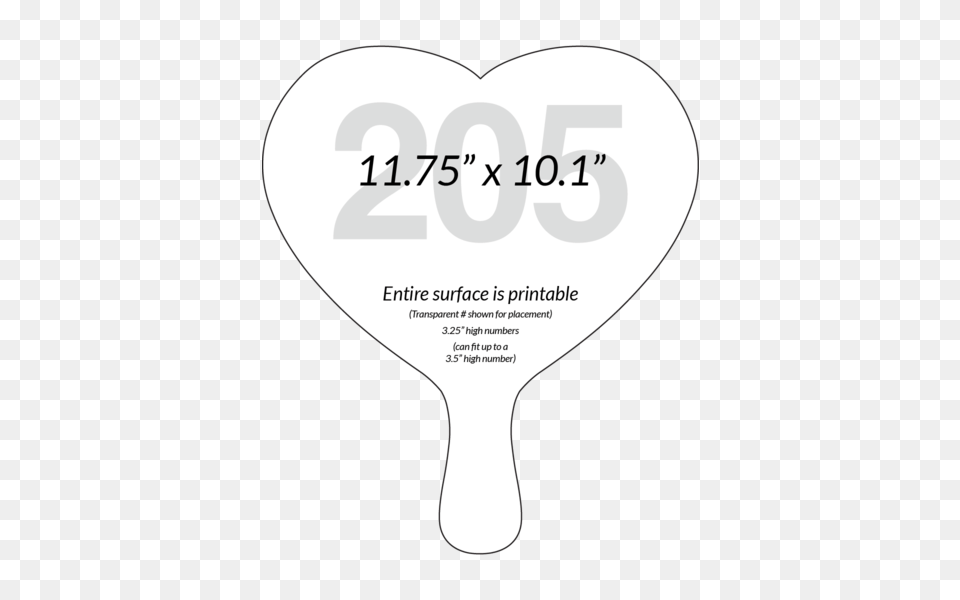 Smaller Heart Shaped Auction Paddle Language, Advertisement, Poster, Racket, Disk Png Image