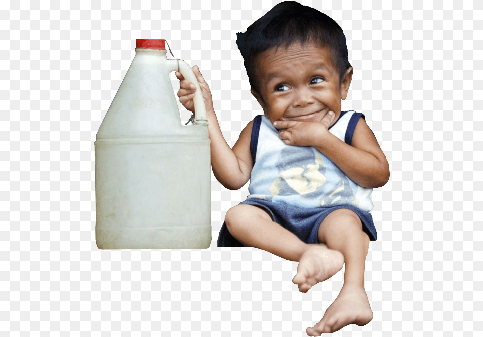Smallest Man In The World, Portrait, Photography, Person, Milk Png Image
