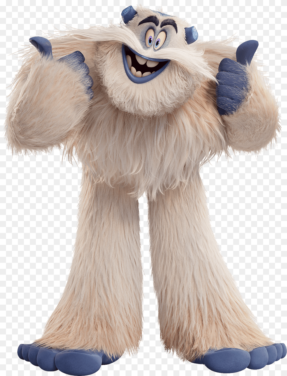 Smallfoot Dorgle Yeti Thumbs Up, Mascot, Toy Png