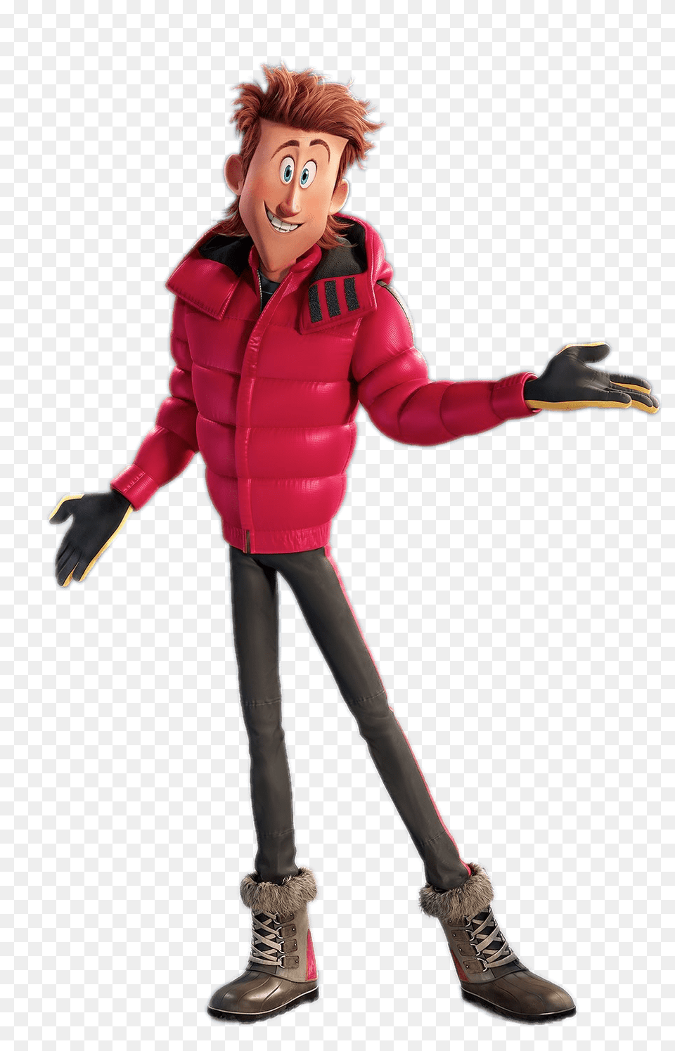 Smallfoot Percy The Filmmaker, Person, Clothing, Glove, Footwear Png Image
