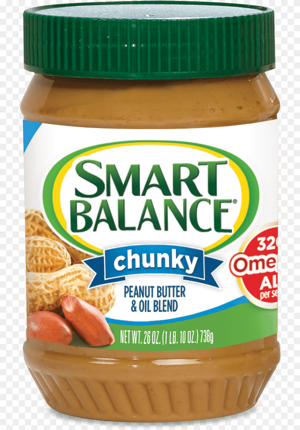 Smart Balance Crunchy Peanut Butter Nutrition, Food, Peanut Butter, Can, Tin Free Transparent Png