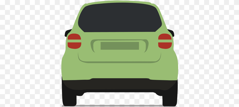 Smart Car Rear View Vector Car Back View, License Plate, Transportation, Vehicle, Bumper Png Image