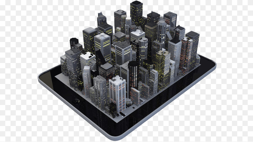 Smart City, Architecture, Urban, Building, Metropolis Png Image