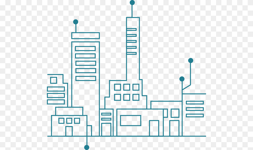 Smart City Vector, Diagram Free Png