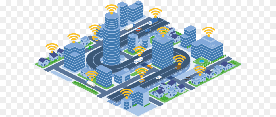 Smart City Vector Urban, Neighborhood Free Transparent Png