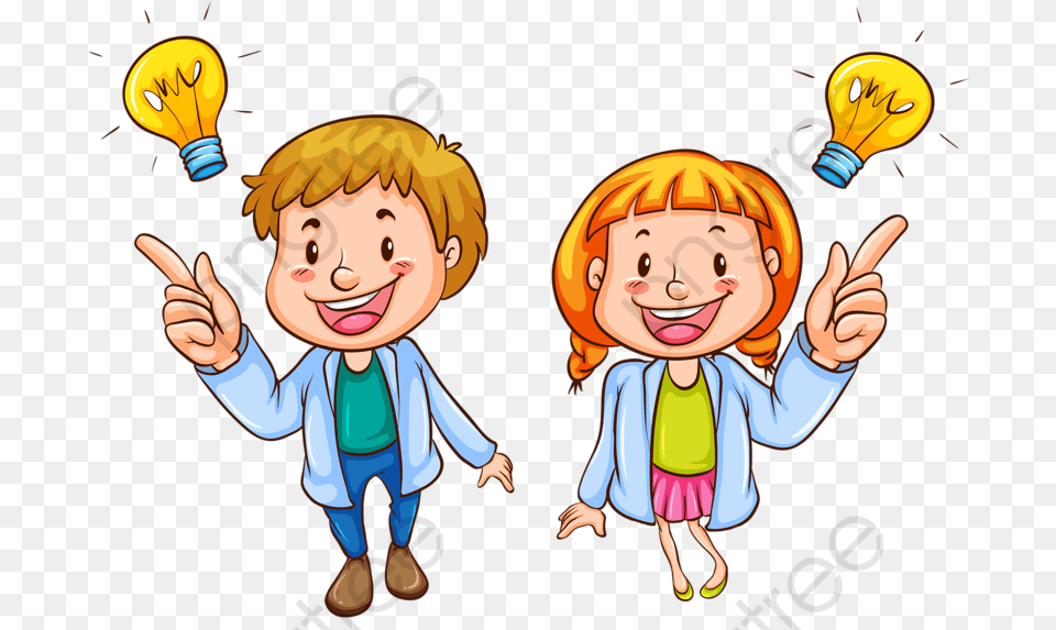 Smart Clipart Smart Kid Clipart, Baby, Light, Person, Face Free Png Download