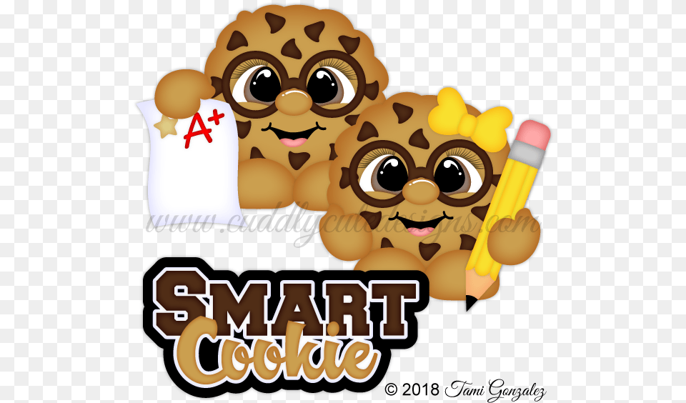 Smart Cookie Clipart Vector Library Library Smart Cookie Smart Cookie Clipart, Baby, Person, Food, Sweets Png Image