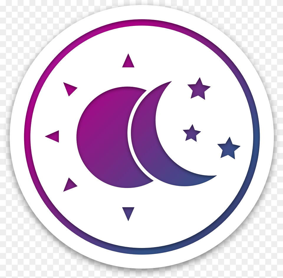 Smart Dark Mode Sun And Moon Silhouette, Logo, Symbol, Nature, Night Free Transparent Png