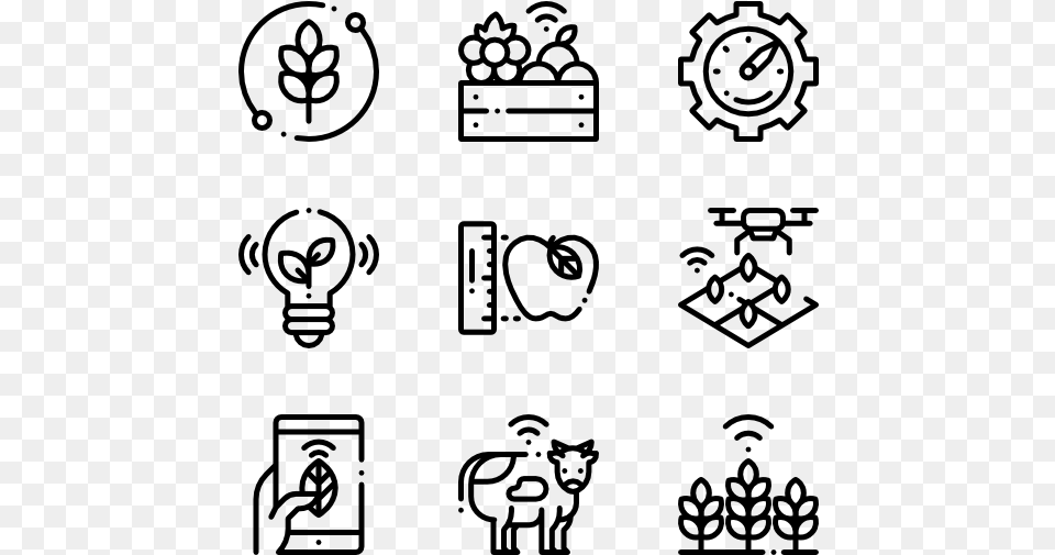 Smart Farm Icono Hobbies, Gray Free Transparent Png