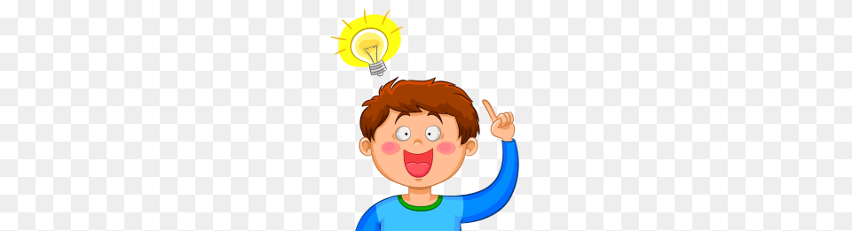 Smart Kid Clip Art, Light, Baby, Person, Face Free Png