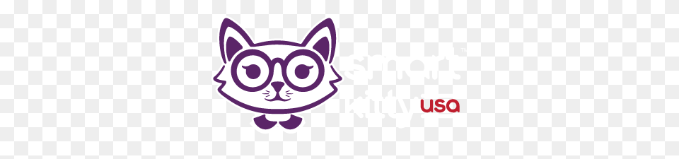 Smart Kitty Raise Your Pets Nutritional, Sticker, Purple, Logo Png