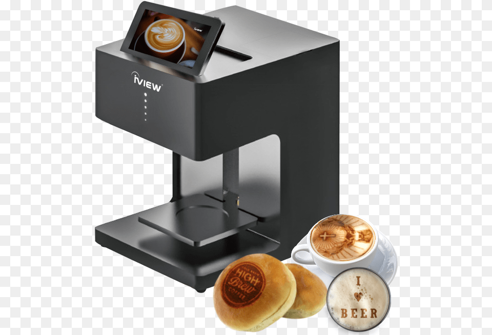 Smart Latte Printer Art Industrial Food Grade Coffee Printer, Cup, Beverage, Coffee Cup Free Transparent Png