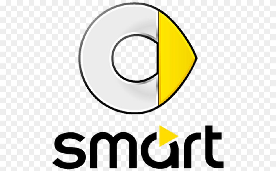 Smart Logo Sticker Smart Car, Disk, Text Png Image