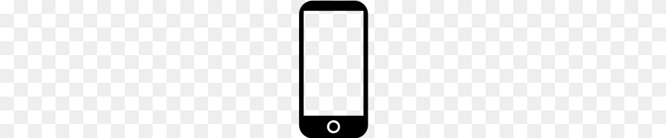 Smart Phone Icons Noun Project, Gray Png