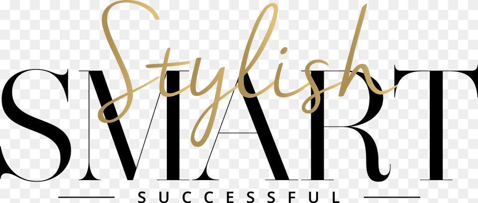 Smart Stylish Amp Successful Calligraphy, Text, Handwriting Free Transparent Png