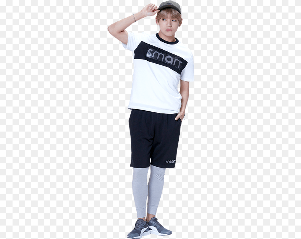Smart X Bts Download Taehyung Smart, Baseball Cap, T-shirt, Shorts, Cap Free Png