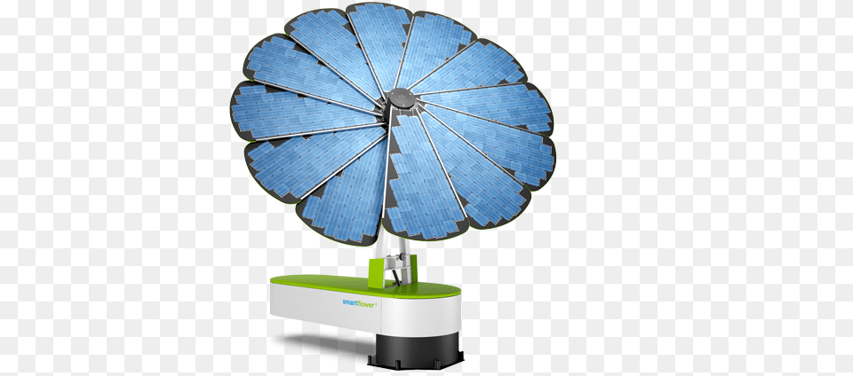 Smartflower Opens And Closes Based On Sun And Wind Solar Sunflower, Electrical Device, Solar Panels Png