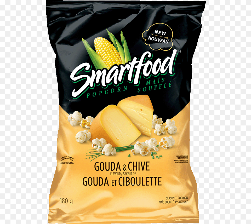 Smartfood Popcorn Caramel And Cheddar Mix, Food, Advertisement, Produce Free Png