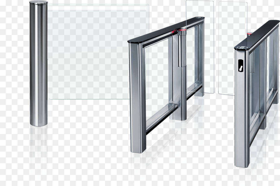 Smarti Speed Gates Download, Handrail, Door, Aluminium, Railing Free Transparent Png