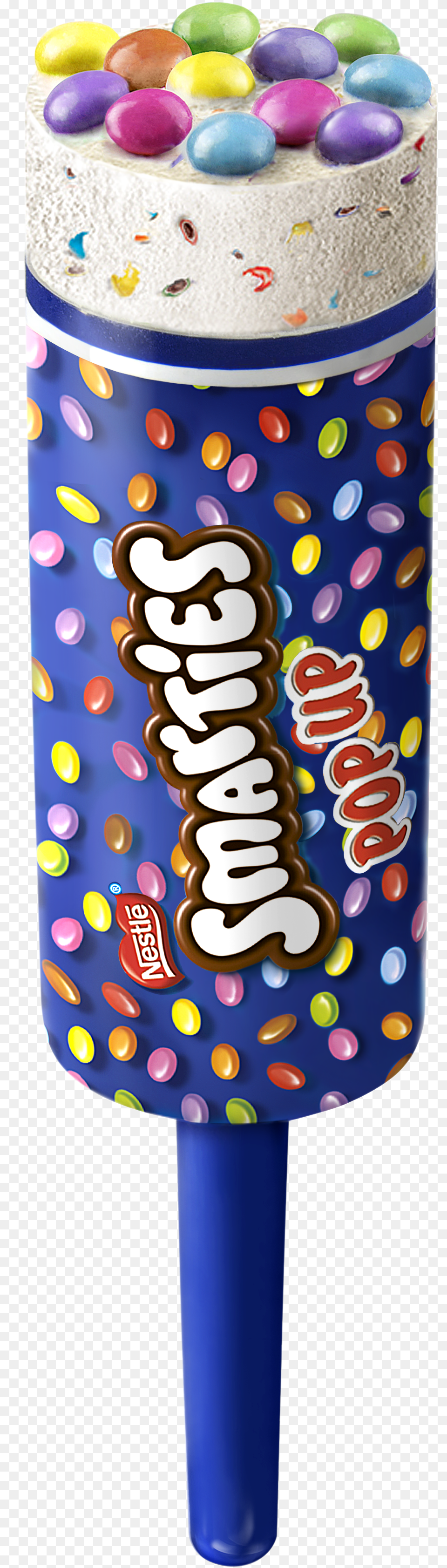 Smarties Push Up Ice Cream, Food, Sweets, Candy Png