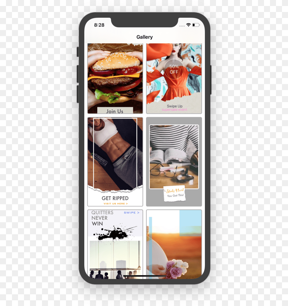 Smartphone, Burger, Food, Adult, Person Png Image