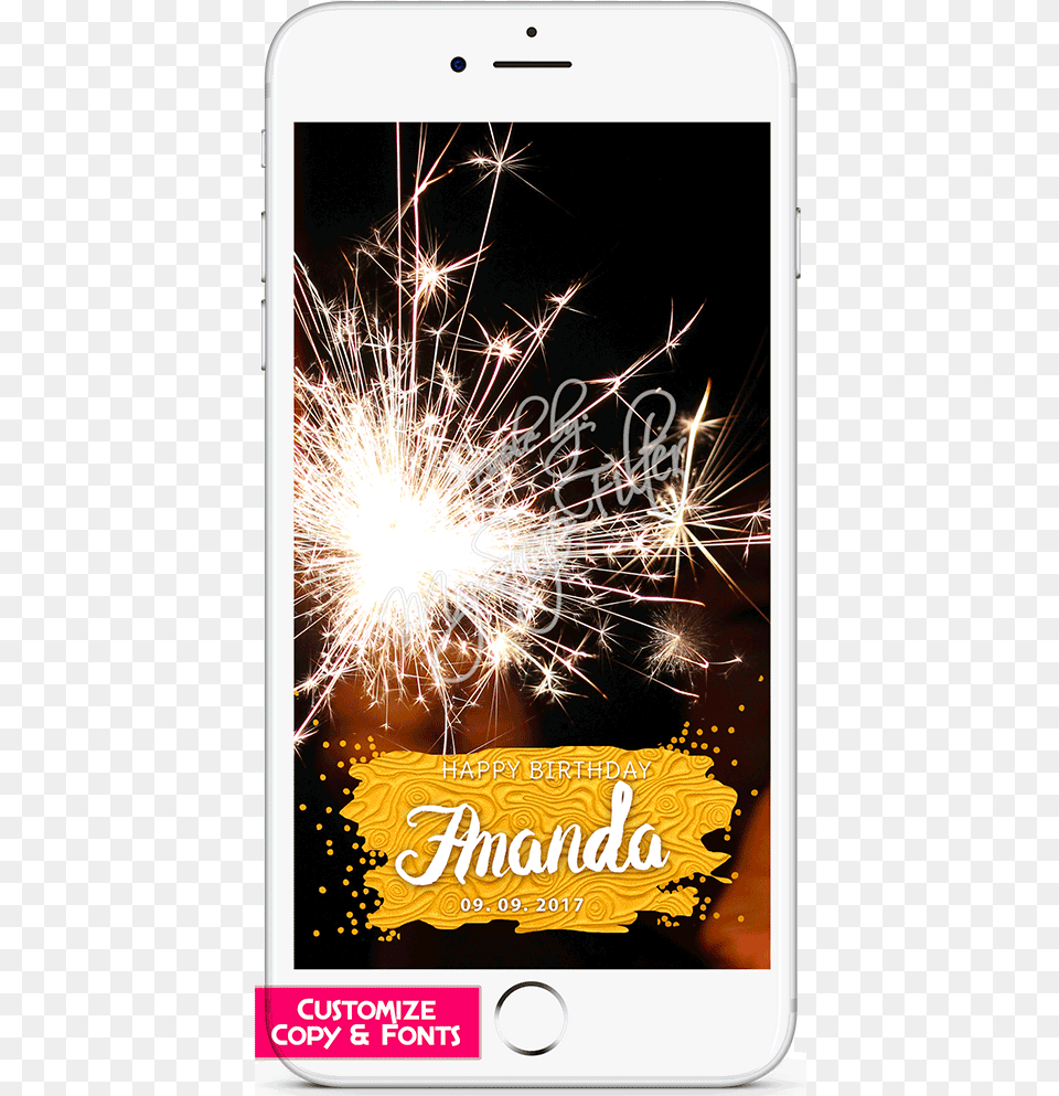 Smartphone, Electronics, Mobile Phone, Phone, Fireworks Png Image