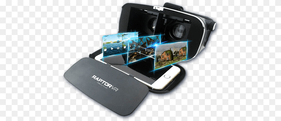 Smartphone 3d Vr Hmd Headset Raptor Video Camera, Electronics, Mobile Phone, Phone Free Png Download