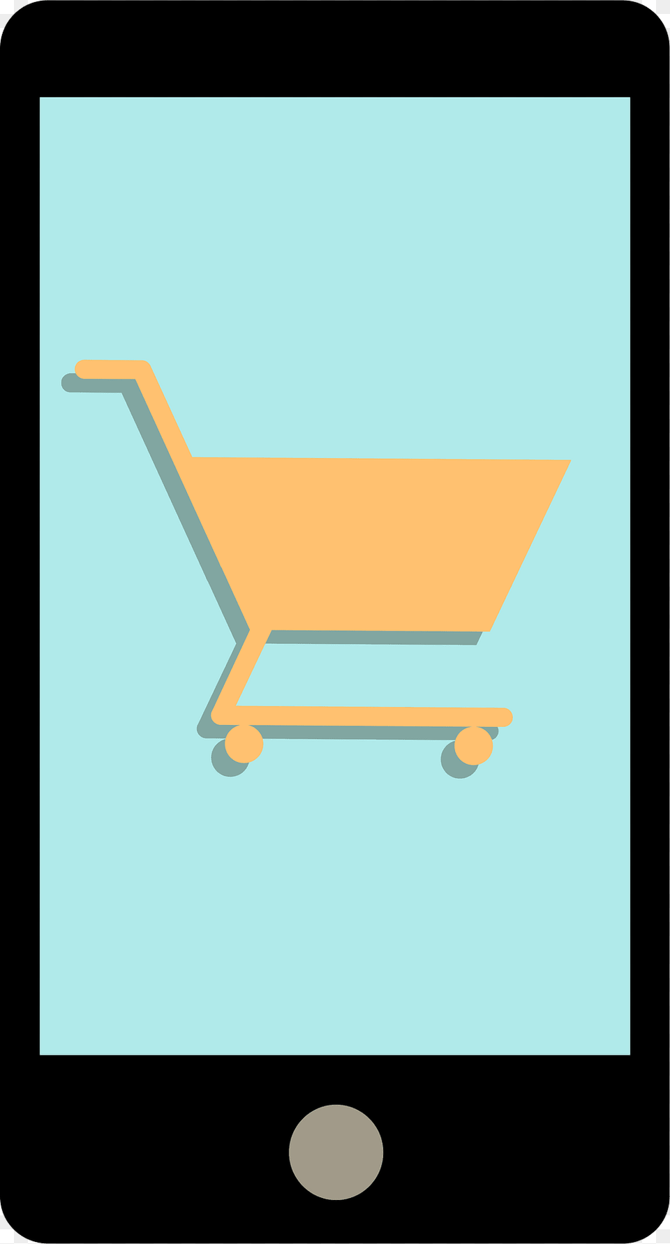Smartphone Clipart, Shopping Cart, Electronics Png Image