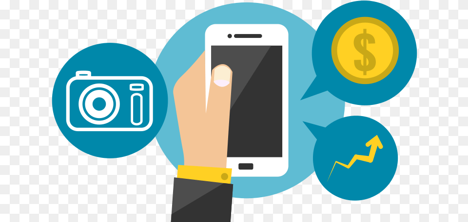 Smartphone Clipart Phone App Vector, Electronics, Mobile Phone Free Png Download