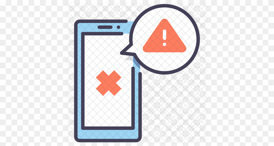 Smartphone Error Alert Icon Vertical, First Aid, Symbol Png