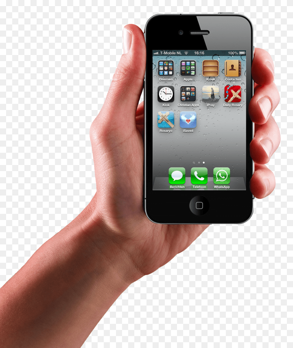 Smartphone In Hand Image Original Iphone, Electronics, Mobile Phone, Phone Png