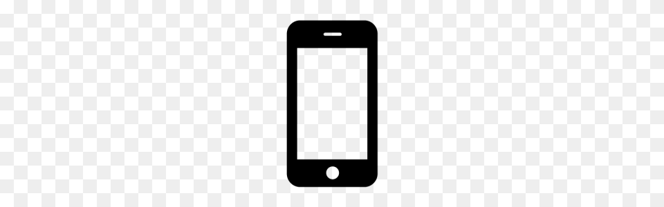 Smartphone In Web Icons, Gray Png