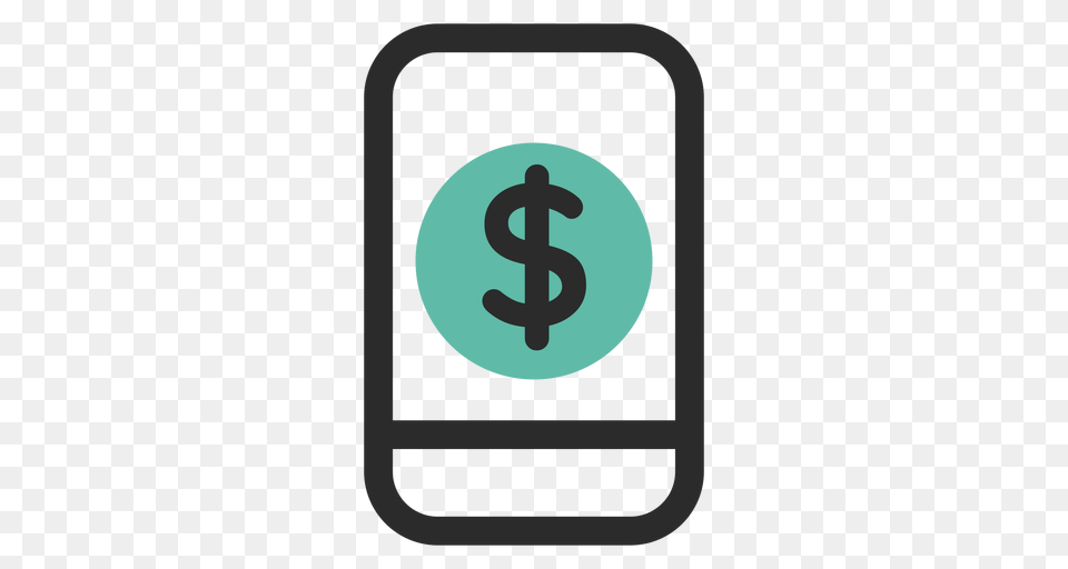 Smartphone Mobile Banking Icon, Symbol, Electronics, Mobile Phone, Phone Free Png Download
